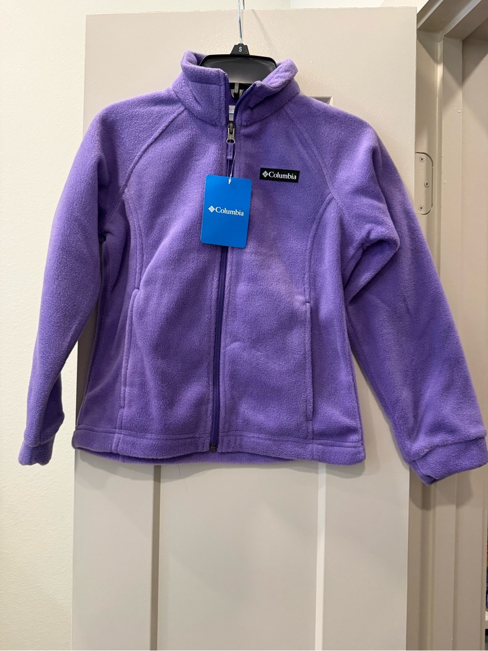 Columbia Youth Purple Fleece Jacket with Zip